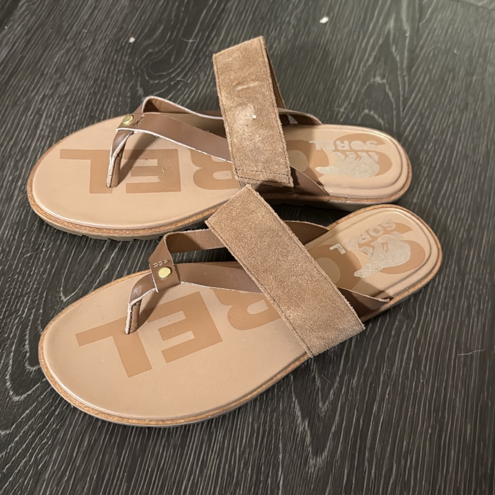 Sorel Brown Sandals